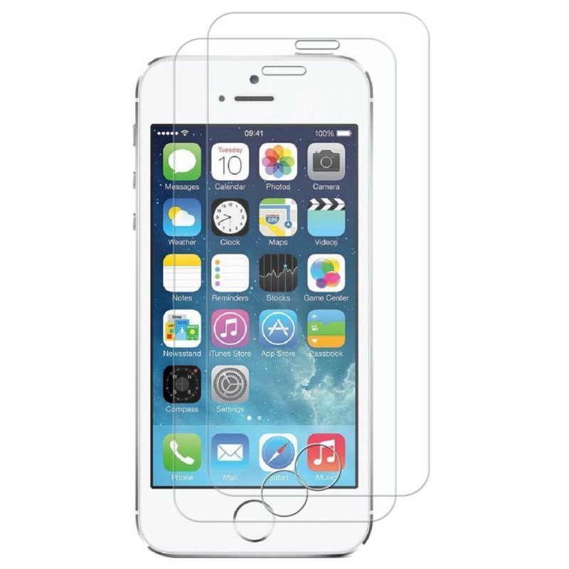 2-Pack-Bakeey-026mm-9H-Scratch-Resistant-Tempered-Glass-Screen-Protector-For-iPhone-55sSE-1202508-1